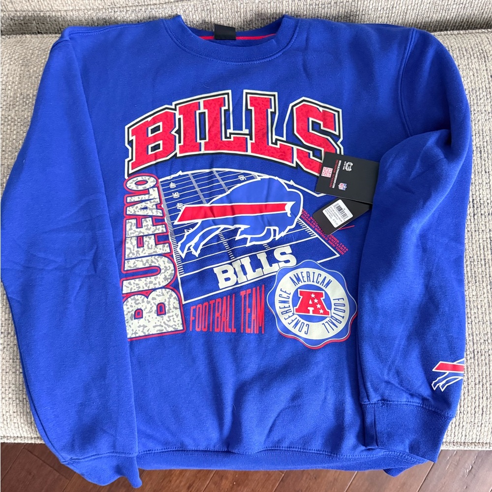 Buffalo Bills Blue Crew Sweatshirt